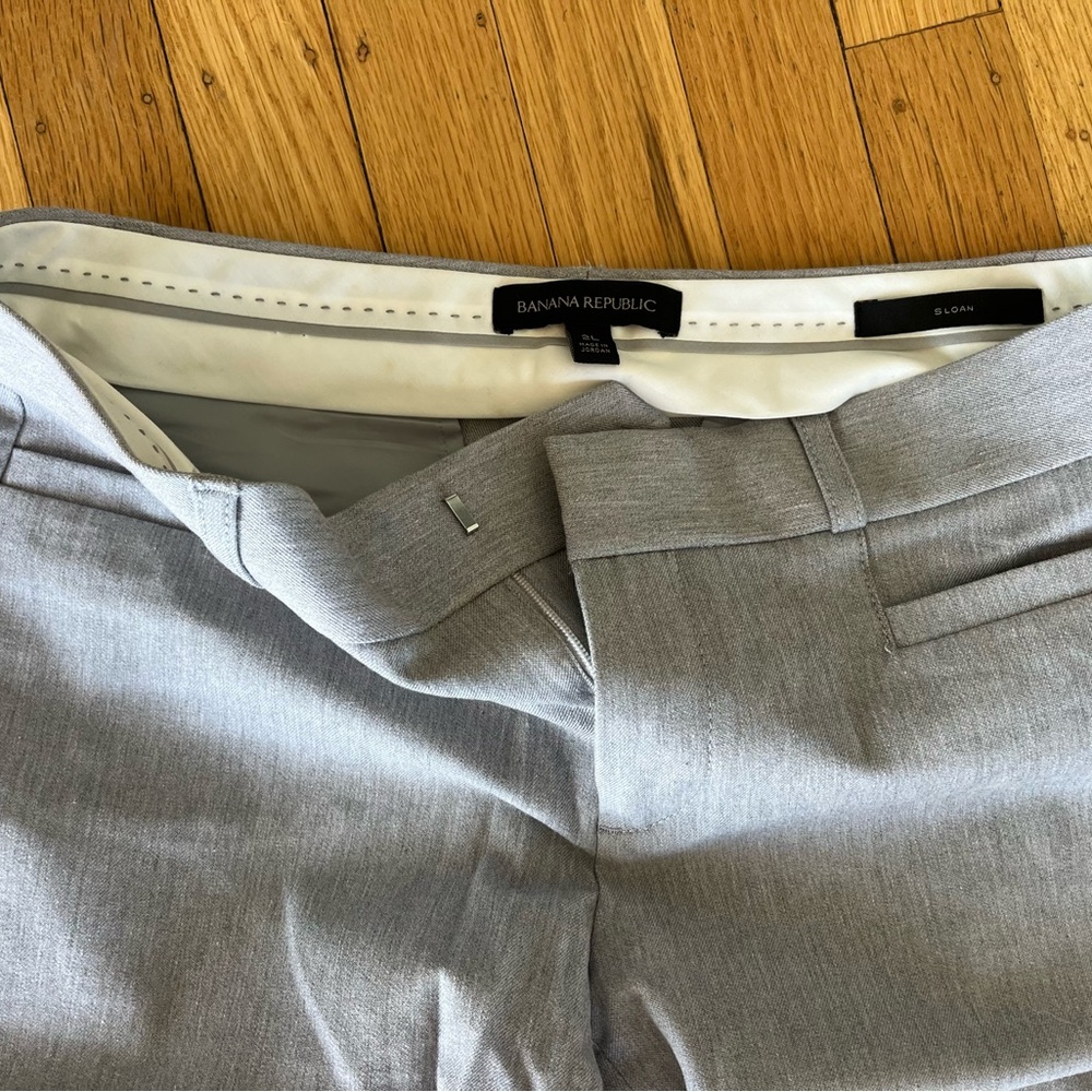 Banana Republic Light Gray Trousers